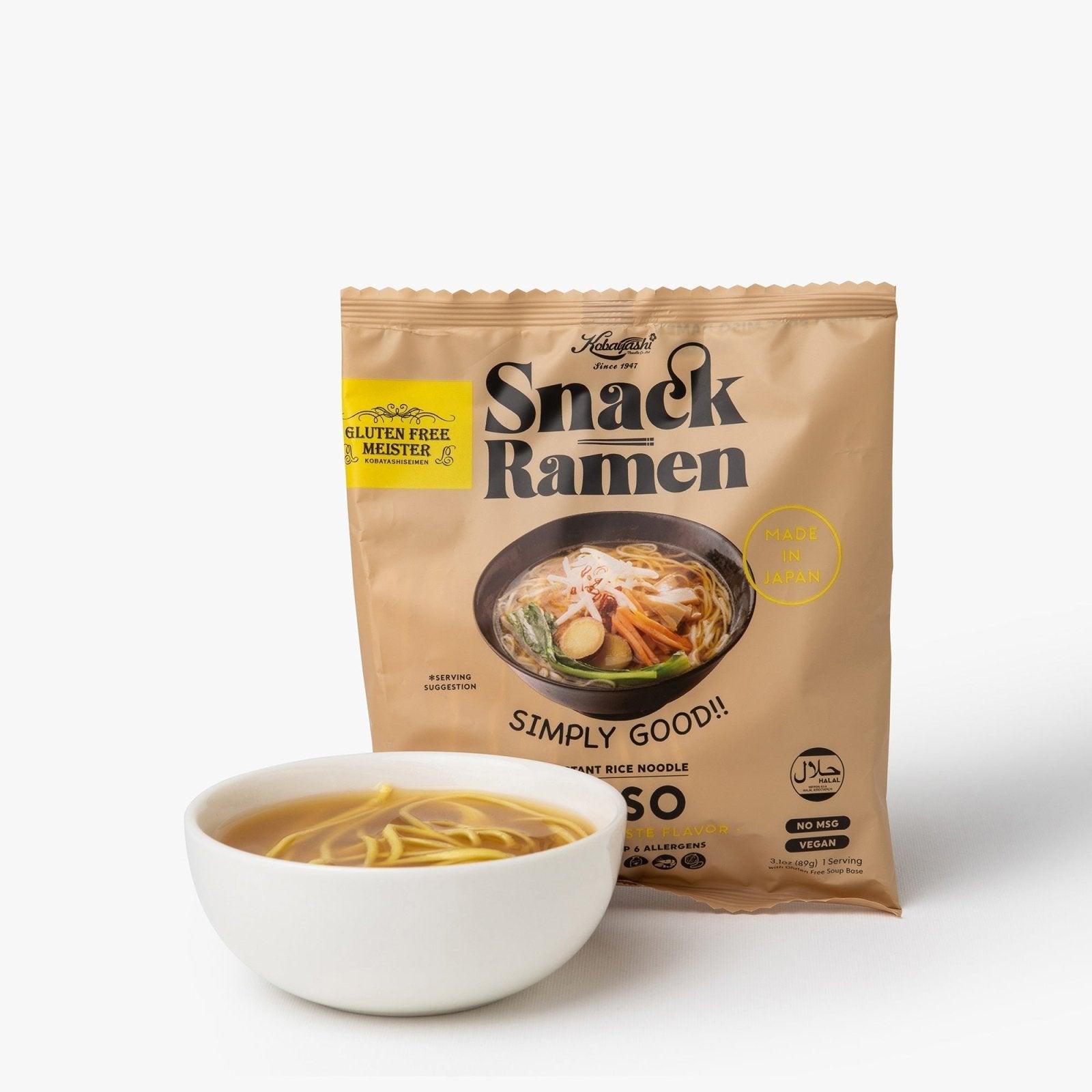Instant ramen with gluten-free miso (1 portion) - 89g - Kobayashi Noodle - iRASSHAi